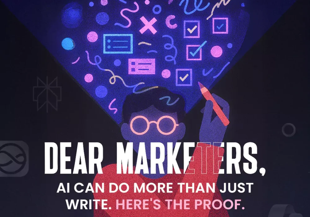 Dear marketers, AI can do more than just write. Here’s the proof